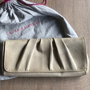 ⭐️LAUREN MERKIN — CAROLINE SNAKE EMBOSSED CLUTCH⭐️
